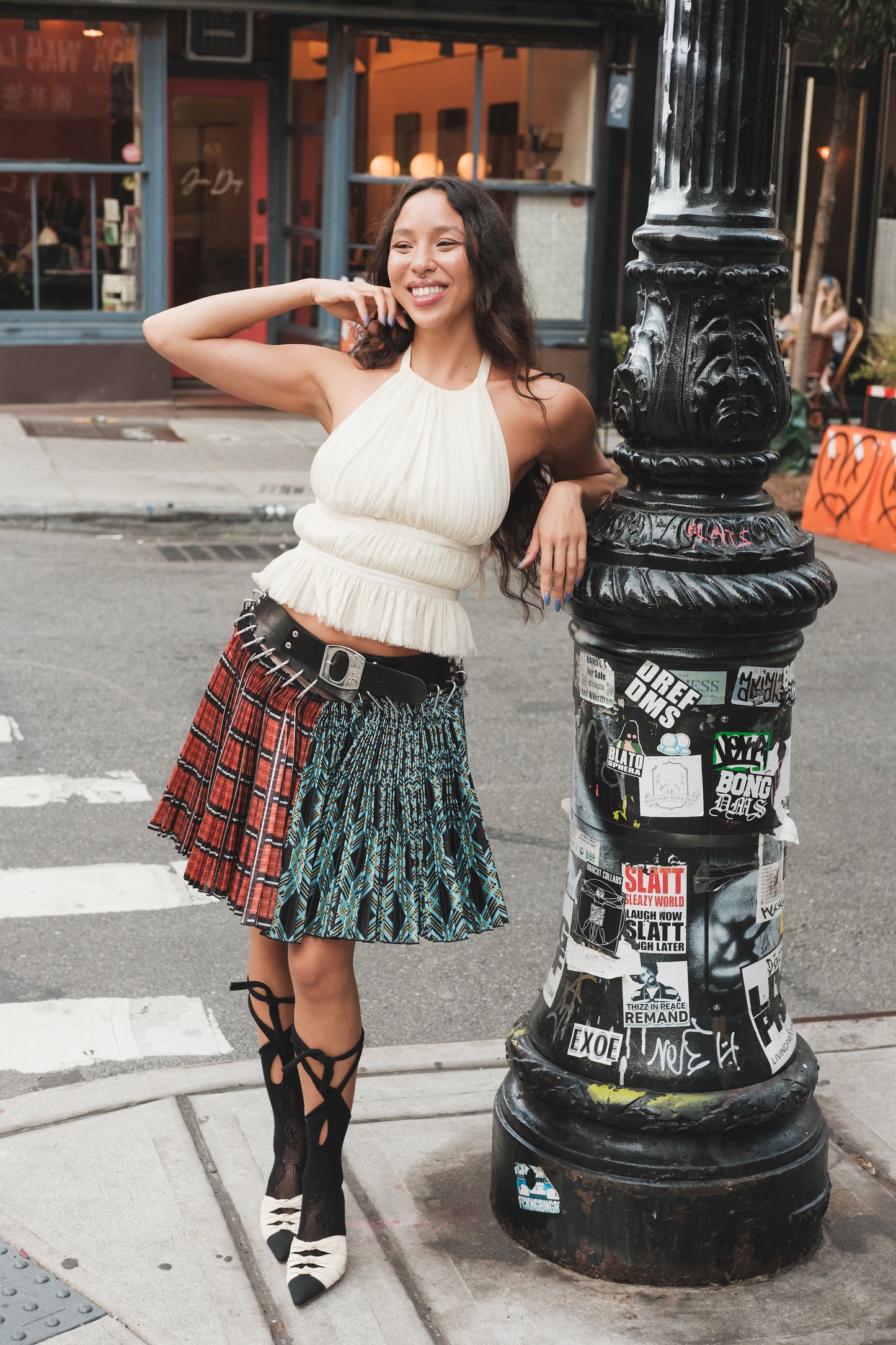 Belted Carabiner Skirt